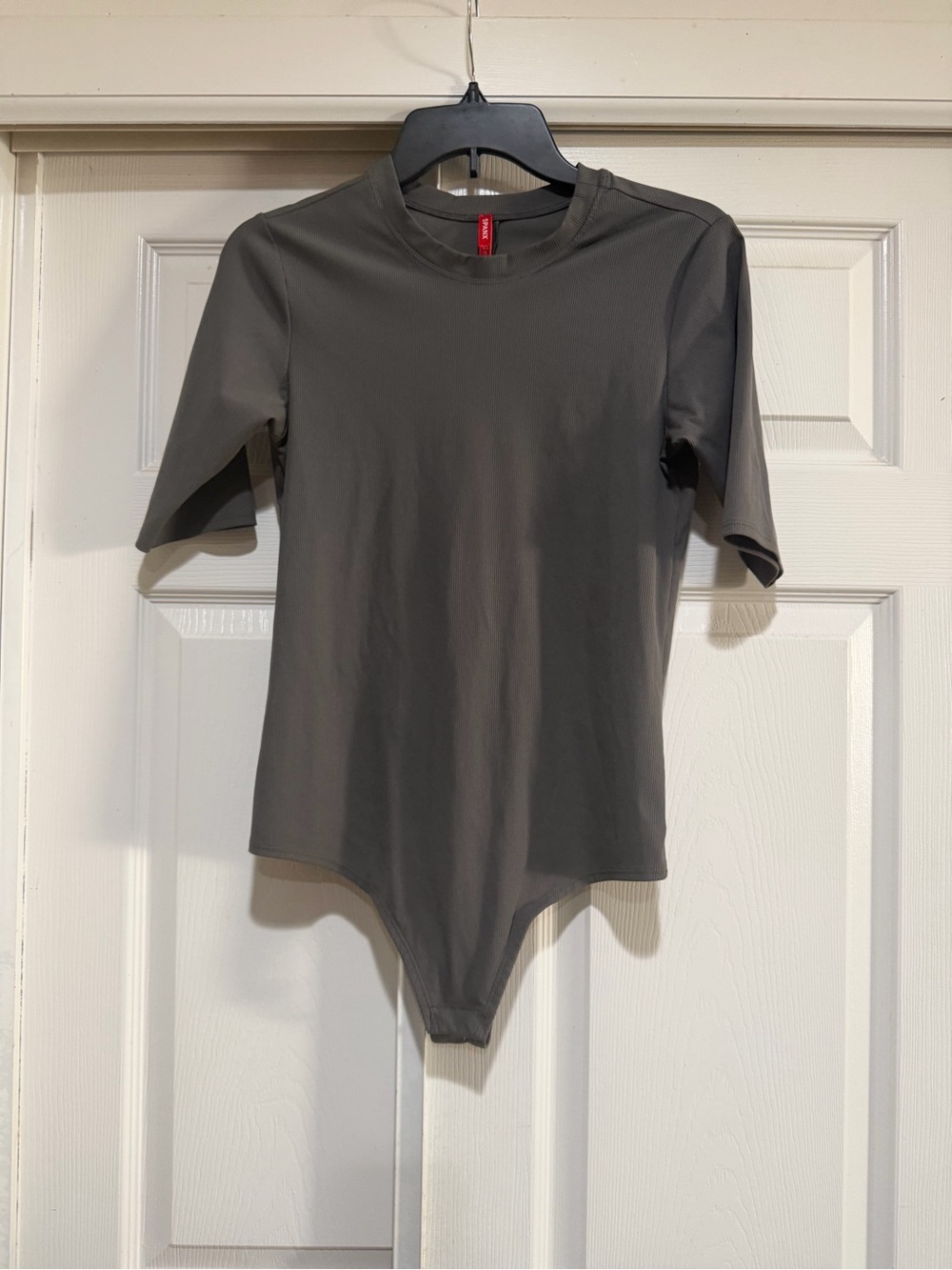 Spanx Suit Yourself ribbed Crewneck one  Piece Bodysuit Size Large
